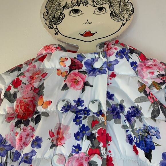 R 1881 by S. ROTHCHILD Girl’s Floral Puffer Jacket / Size: 3-6 Months - Picture 12 of 14